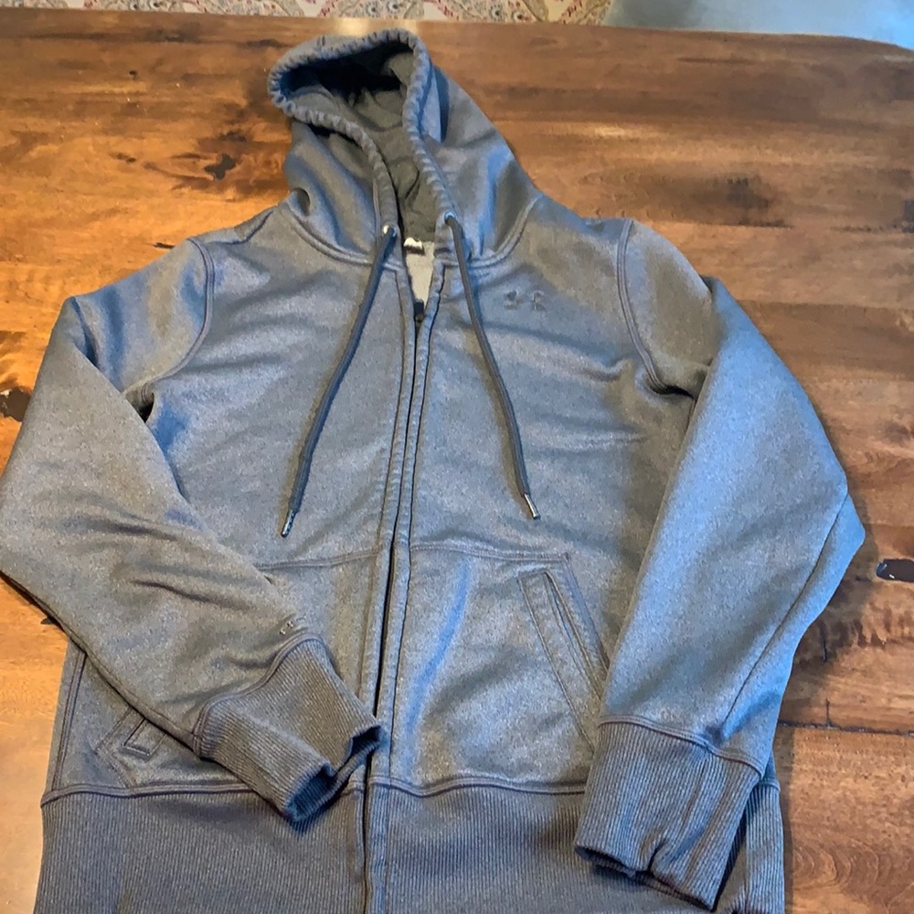 Underarmour grey zip up Hoodie